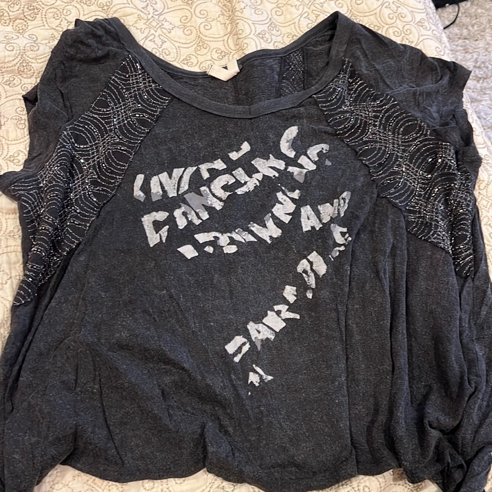 BEADED FREE PEOPLE TOP